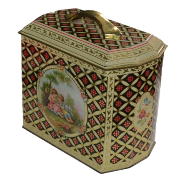 Vintage Decorative English Biscuit Tin Kitchen Decor - Picture 4 of 7